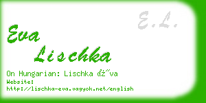 eva lischka business card